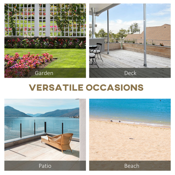 MCL 2-Person Garden Bench Rustic Wooden Outdoor Bench with Wheel-Shaped Legs Slatted Seat for Patio Natural Wood Effect