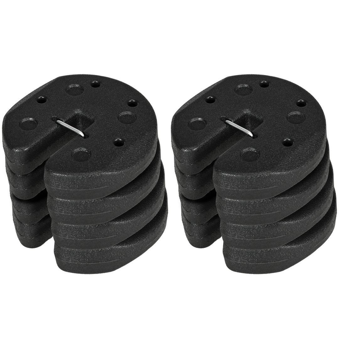 Gazebo Weights Set of 8, 24KG Weights for Gazebo Legs with Reinforce Pins and Carry Belt, for Gazebos Shelters Marquees Tents