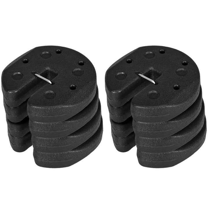 Gazebo Weights Set of 8, 24KG Weights for Gazebo Legs with Reinforce Pins and Carry Belt, for Gazebos Shelters Marquees Tents