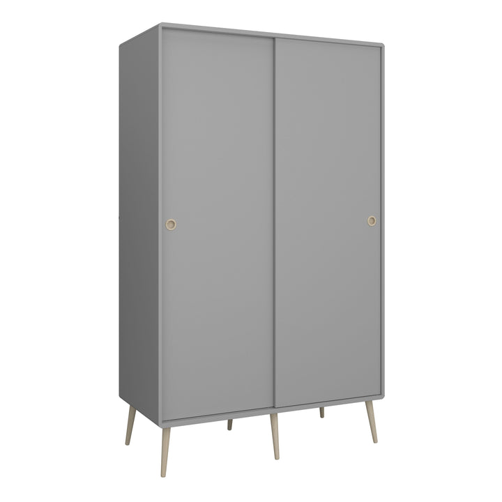 Softline Sliding 2 Dr Wardrobe Grey