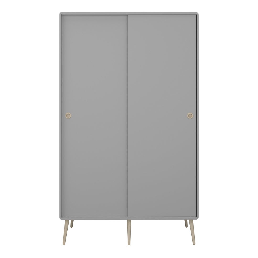 Softline Sliding 2 Dr Wardrobe Grey