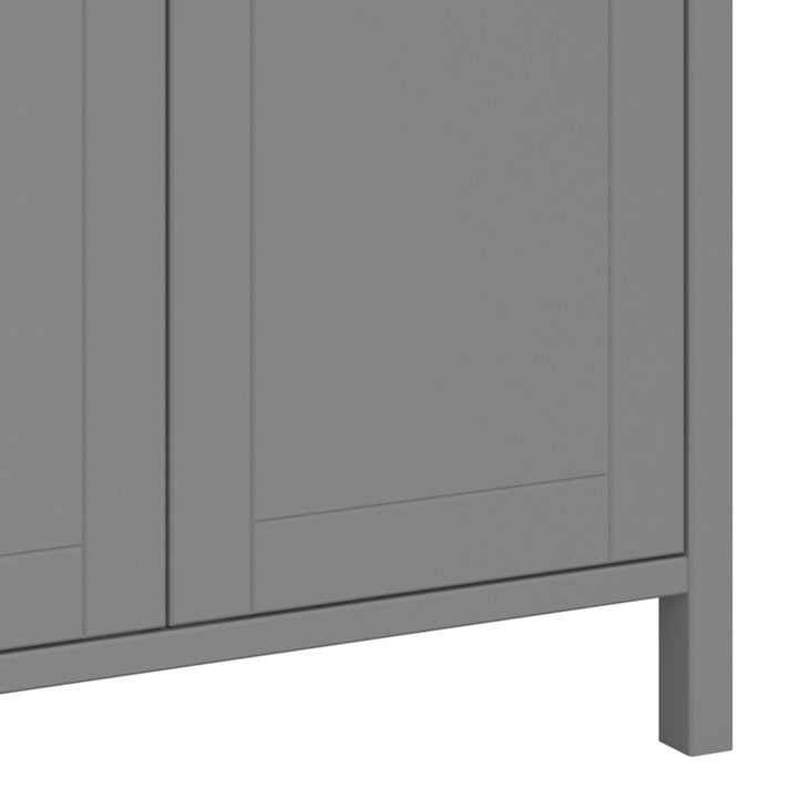 Tromso 2 Door Robe Grey