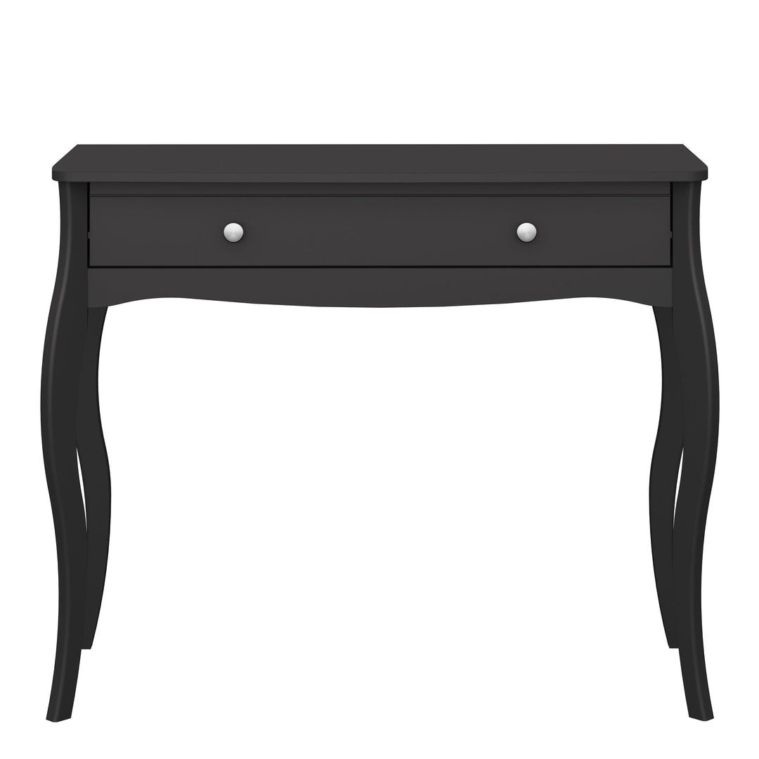 Baroque 1 Drw Vanity Black