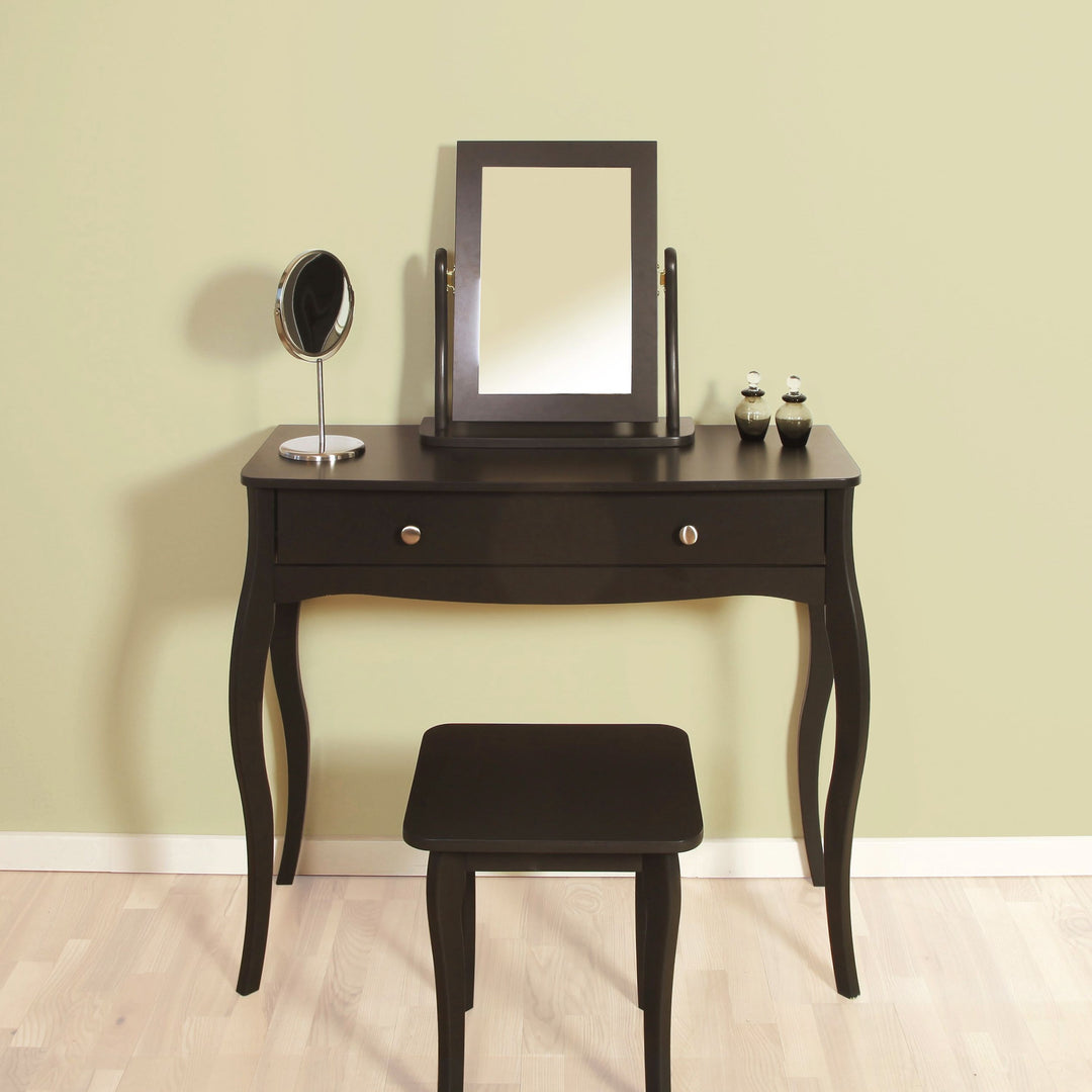 Baroque Stool Black