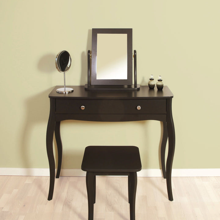 Baroque Stool Black