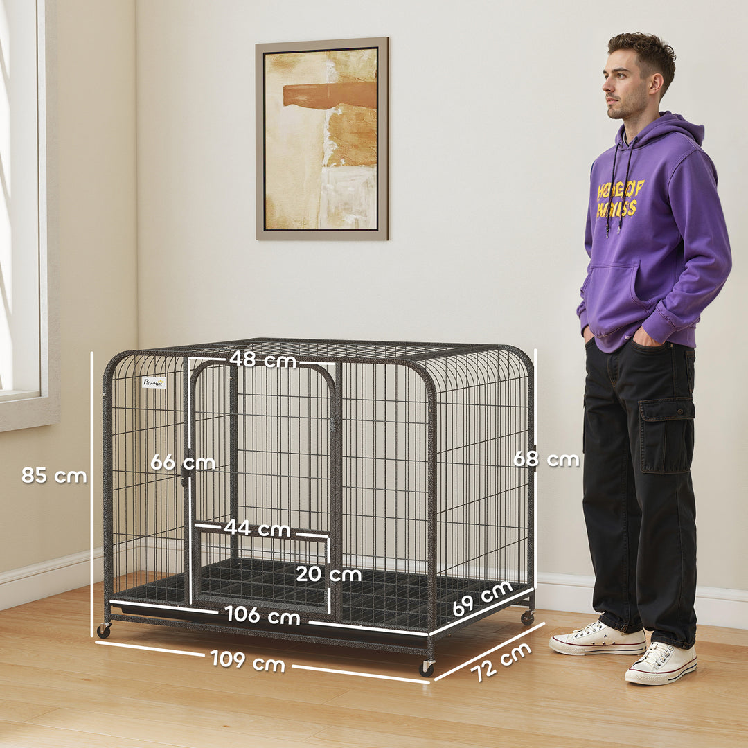 Heavy Duty Dog Crate,109 x 72 x 85 cm, Large Dog Cage for Small to Lar