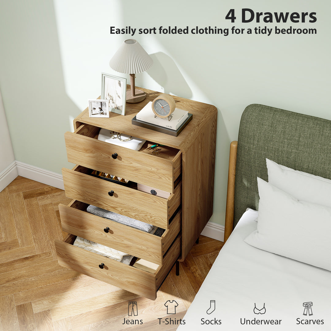 Modern Chest of Drawers with 4 Drawers