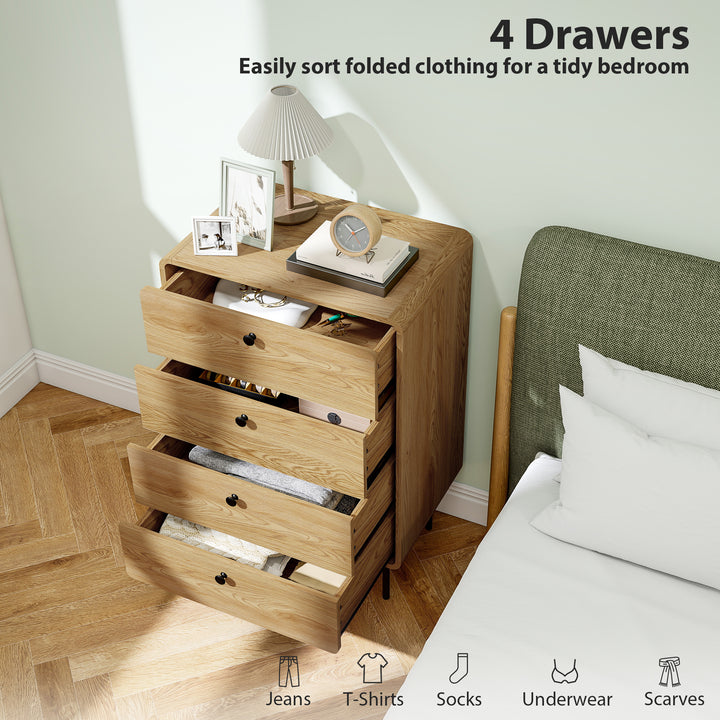 Modern Chest of Drawers with 4 Drawers