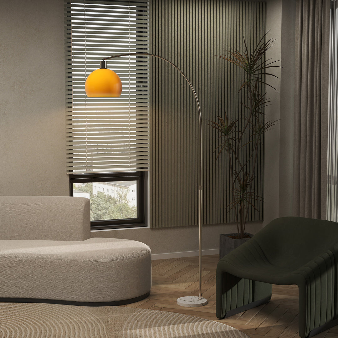 Floor Lamp for Living Room, Modern Standing Lamp with Shade &amp; Foot Switch for Bedroom, Office