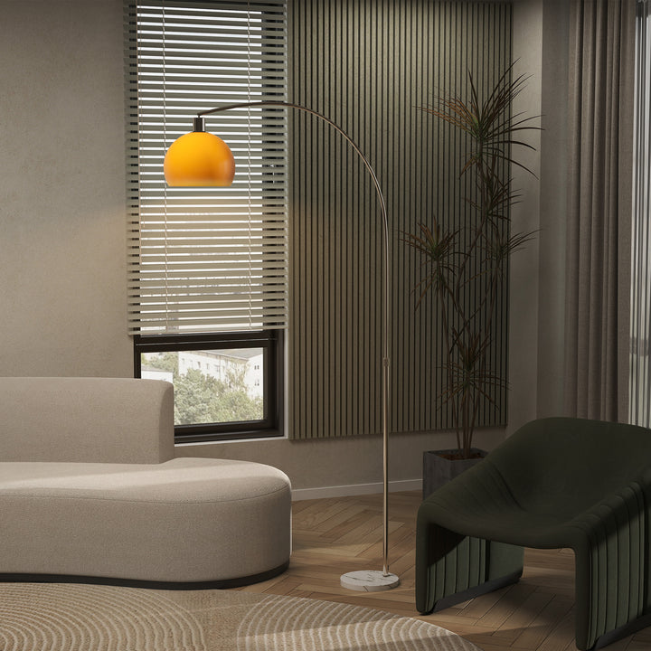 Floor Lamp for Living Room, Modern Standing Lamp with Shade &amp; Foot Switch for Bedroom, Office