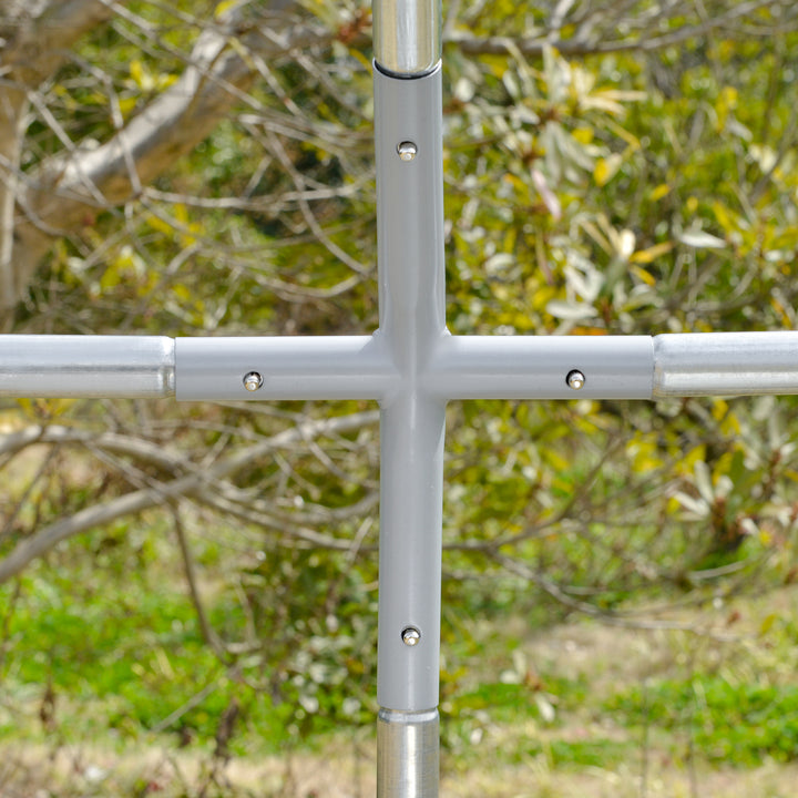 MCL Galvanised Chicken Coop Hen House w/ Cover 5.7 x 2.8 x 2m