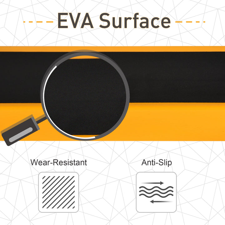 MCL 2PCS Saw Horse Twin Pack Folding Workbench Metal Trestle Stands with Non-slip EVA Surface for Sawing Work Max Load 125kg