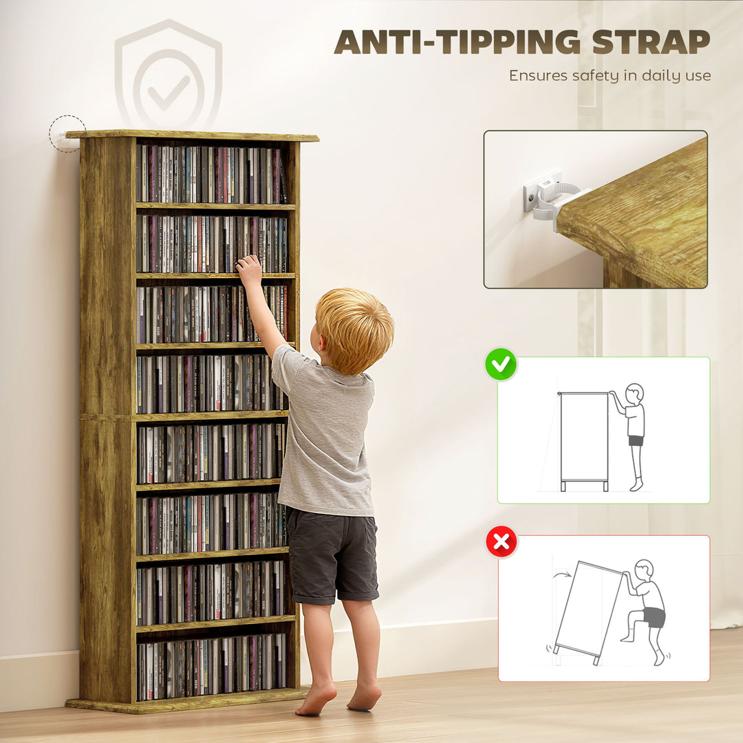 MCL 360 CD Storage Unit - Rustic Brown