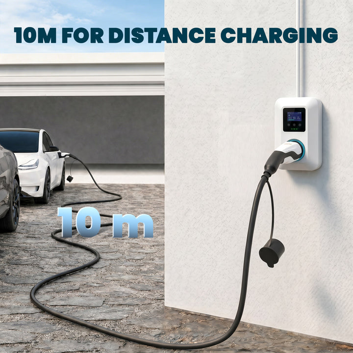Type 2 EV Charging Cable, 22kW, 32A, Mode 3, 3-Phase, 10m Type 2 to Ty