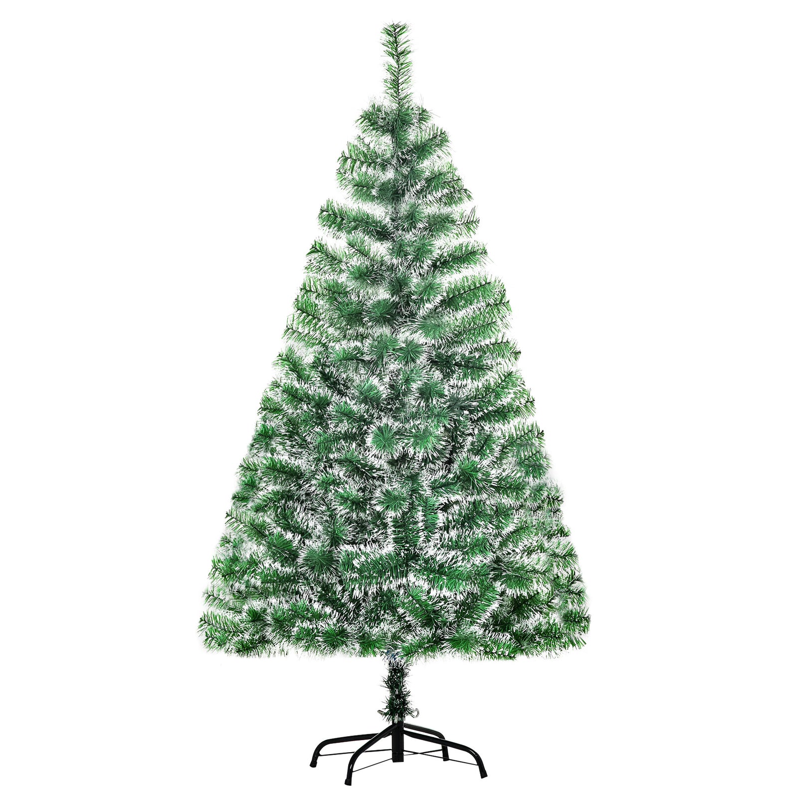 5FT Indoor Christmas Tree Artificial Decoration Xmas Gift with Metal Stand Branch Tips