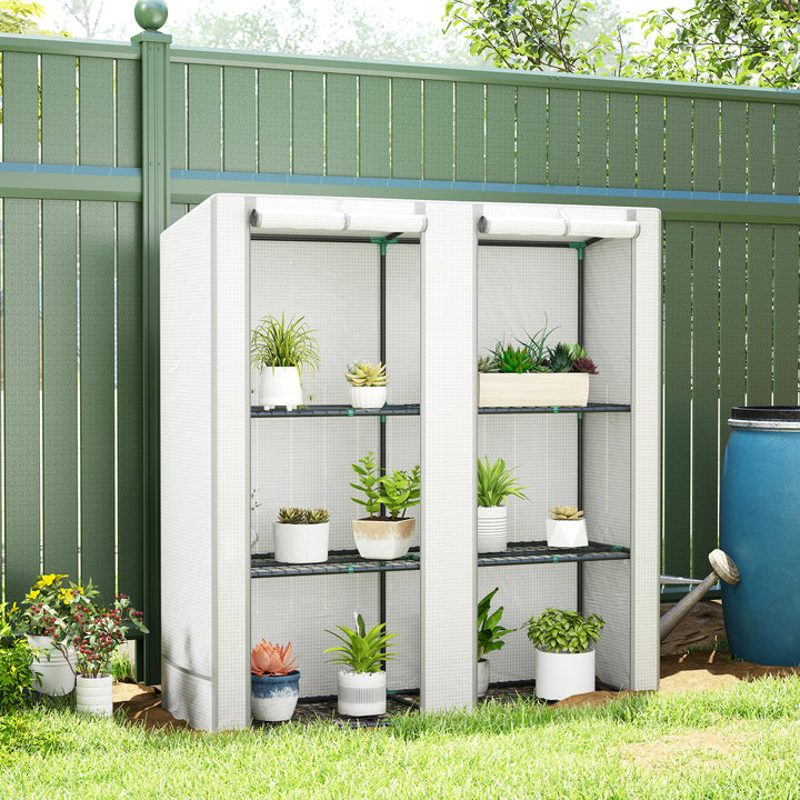 Three-Tier Mini Greenhouse - White