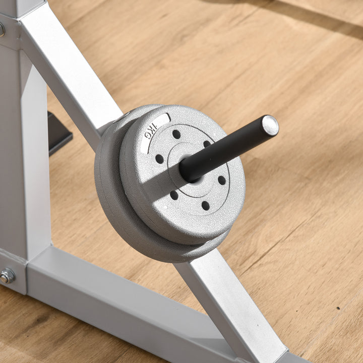Weights Bar Barbell Rack Squat Stand Adjustable Portable Weight Lifting Max Load 200kg, Suitable For Home Gym Training Work Out