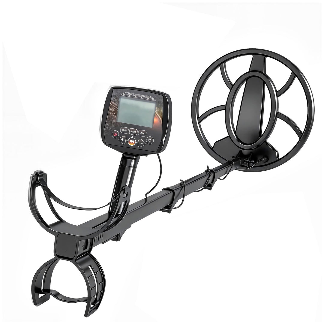 Metal Detector for Adults, IP68 Waterproof Search Coil with LCD Displa