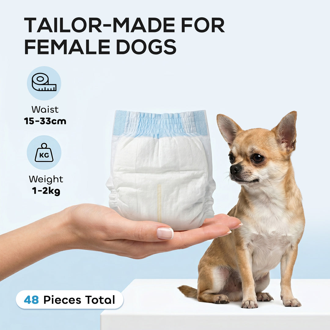 Disposable Dog Diapers Female Incontinence or Excitable Urination and 