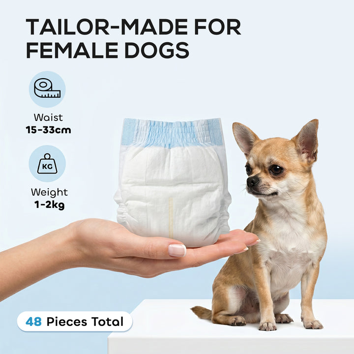 Disposable Dog Diapers Female Incontinence or Excitable Urination and 