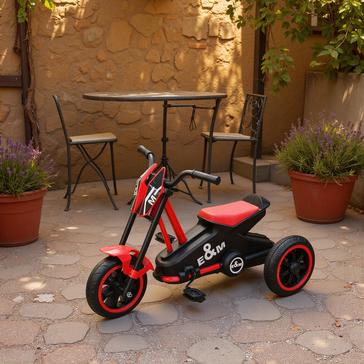Kids Tricycle Baby Trike, Kids Trike with Pedal, 3 Wheel Toddler Balance Bike for Indoor Outdoor Use