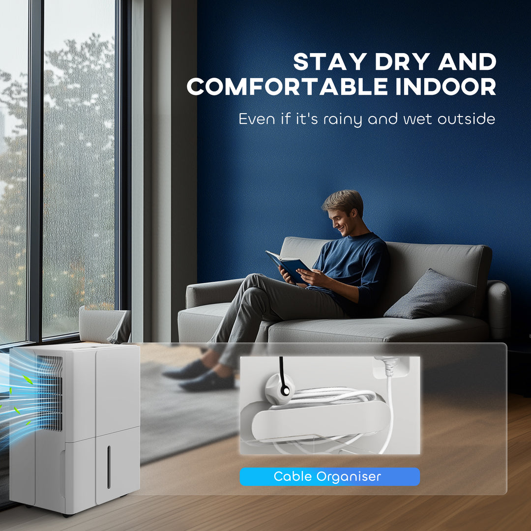 30L Clothes Dryer Dehumidifier - White