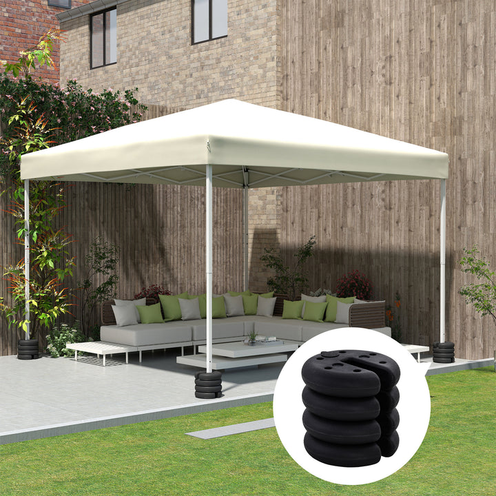 Pop up Canopy Weight Set of 4, Heavy Duty Sand Fillable Tent Leg Weights for Marquee Party Tent Canopy, Total 20kg