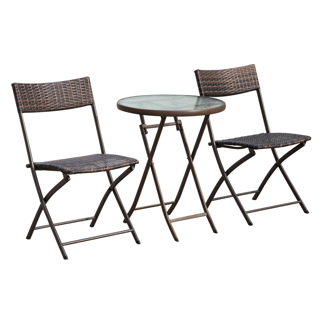 Outsunny Rattan Bistro Set 2