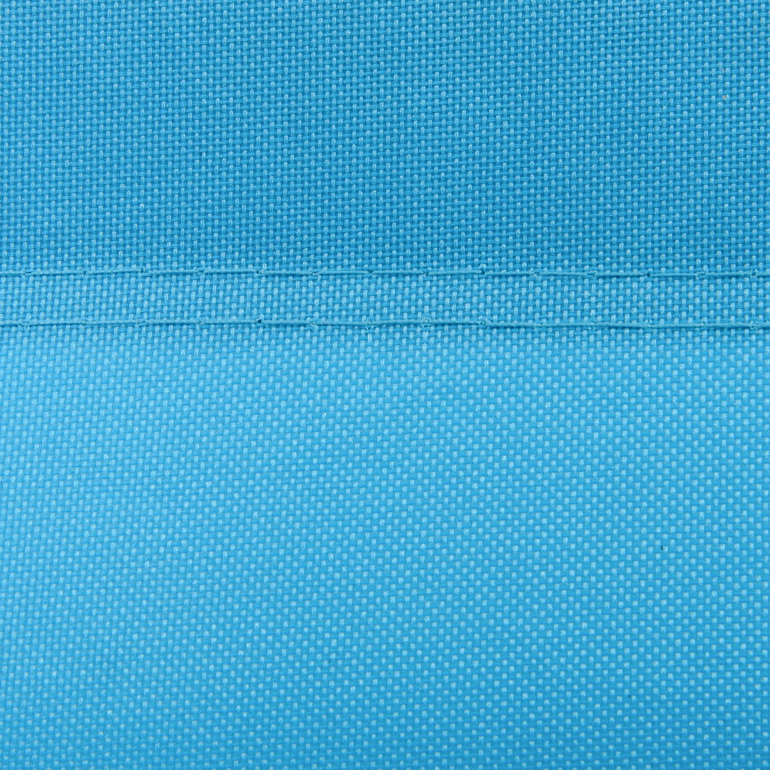 Garden Sun Lounger, with Five-Position Back - Light Blue