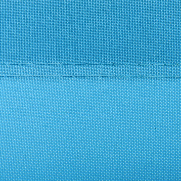 Garden Sun Lounger, with Five-Position Back - Light Blue