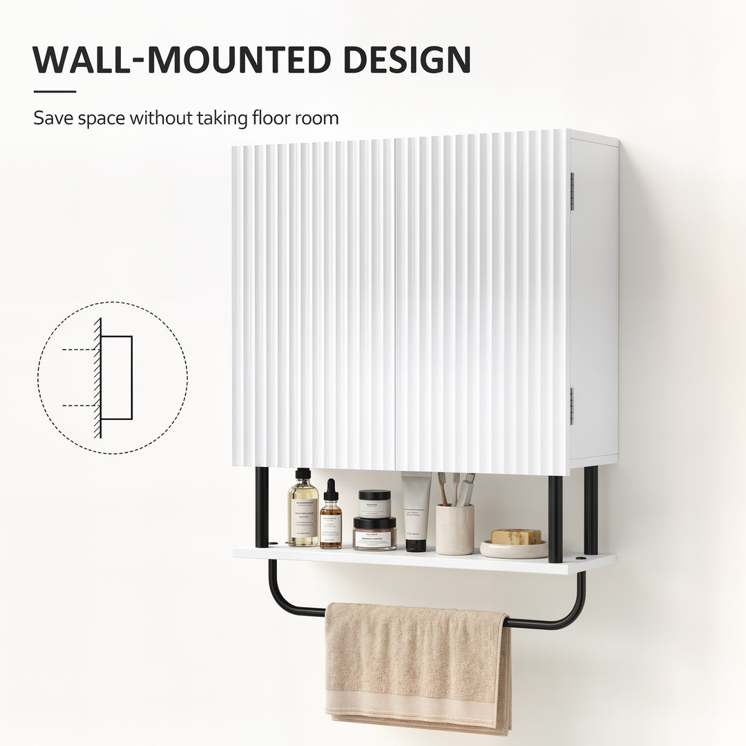 Bathroom Wall Cabinet Modern Space Saver Wall Mounted Cabinet Doors St