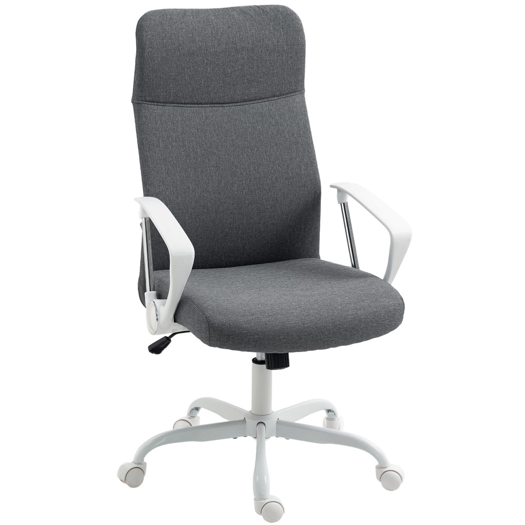 Fabric High Back Office Chair - Grey