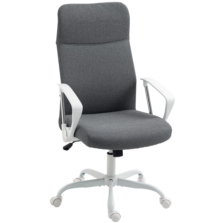 Fabric High Back Office Chair - Grey