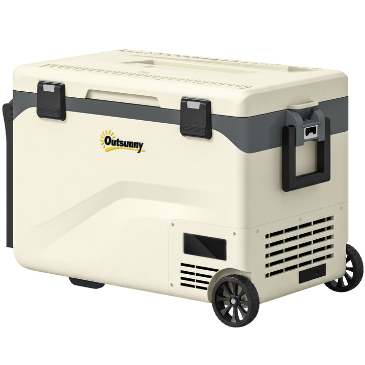 42.5L Compressor Car Fridge Freezer, Camping Refrigerator with App Con