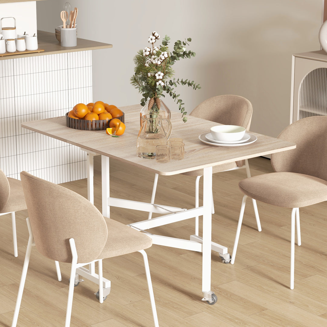 4-6 Person Drop Leaf Dining Table - Oak - view 2
