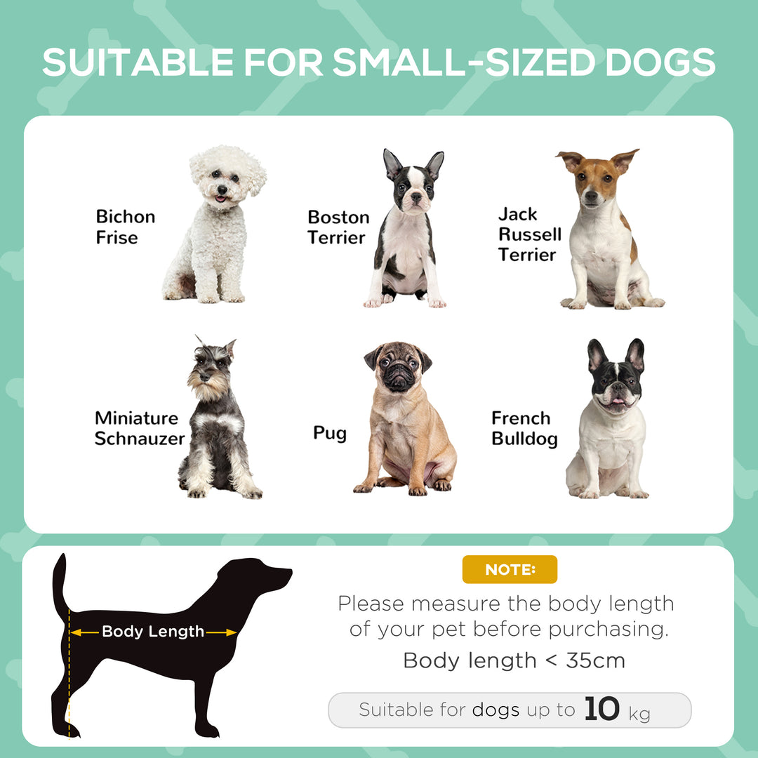 Raised Dog Bed Waterproof Elevated Pet Cot with Breathable Mesh UV Protection Canopy Grey, for Small Dogs, 61 x 46 x 62cm