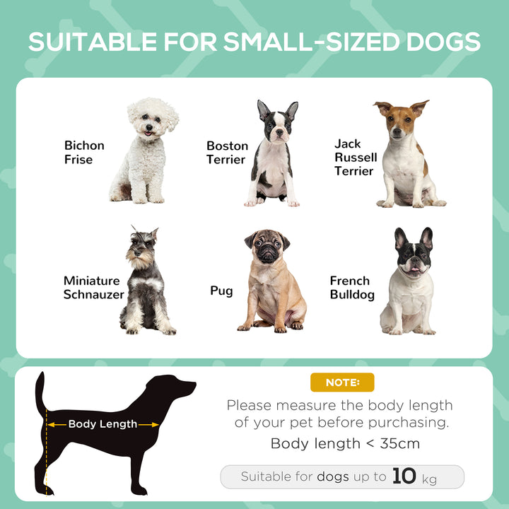 Raised Dog Bed Waterproof Elevated Pet Cot with Breathable Mesh UV Protection Canopy Grey, for Small Dogs, 61 x 46 x 62cm