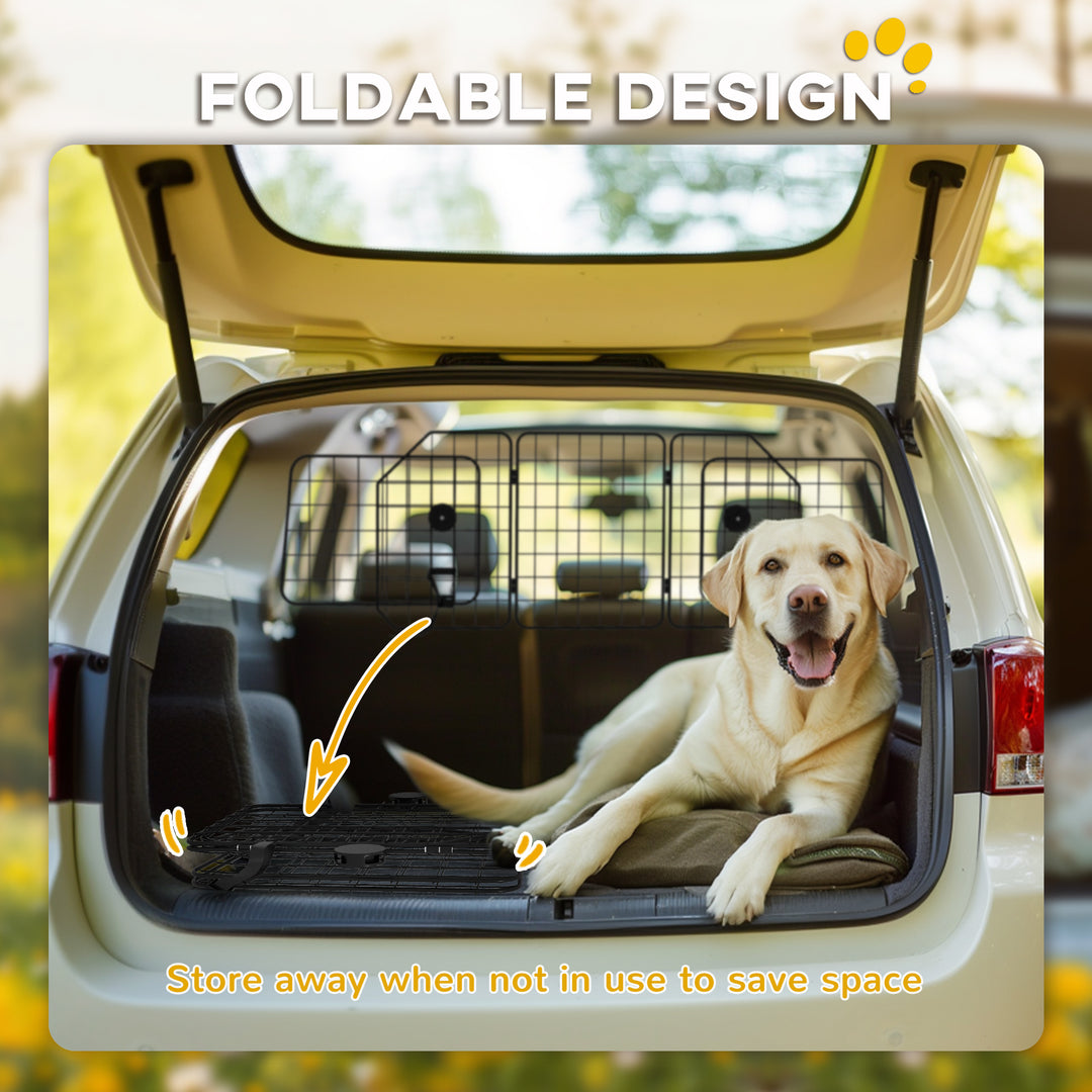 Dog Guard for Cars, Vans, Vehicles, with 93-150cm Adjustable Width