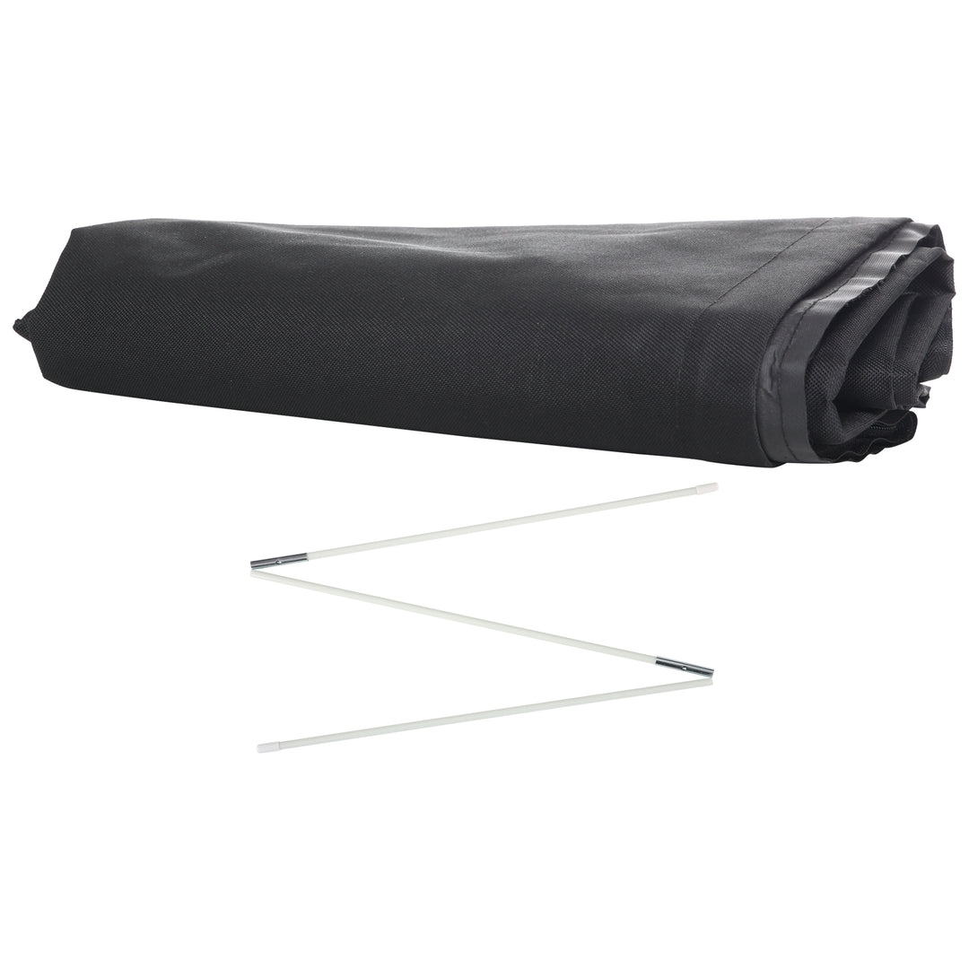 Garden Parasol Cover Waterproof Outdoor Cantilever Banana Umbrella Protector 300D Oxford Fabric 240 x 48/70 cm for 3 m Cantilever Parasol