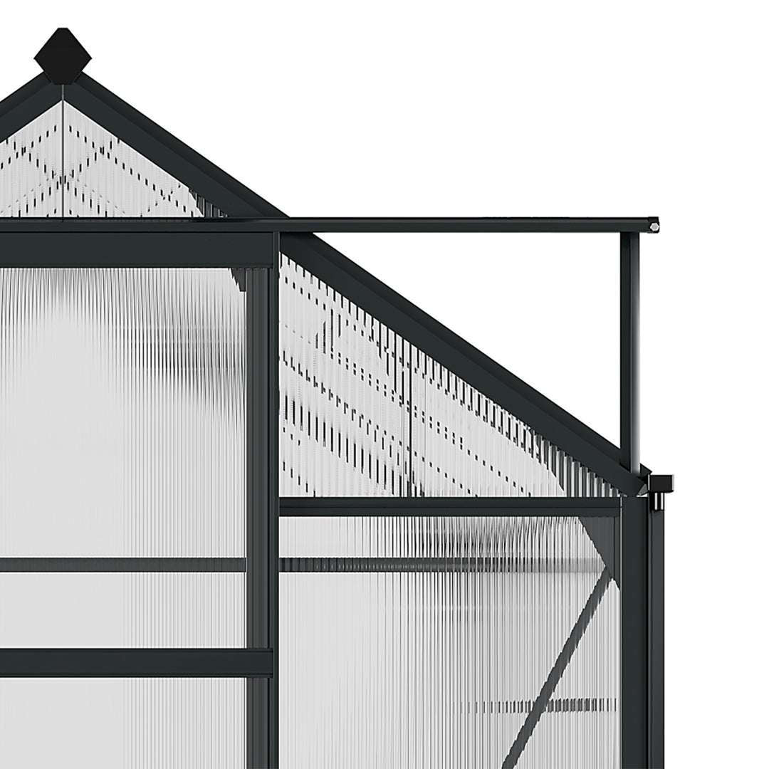 Outsunny Clear Polycarbonate Greenhouse Large Walk