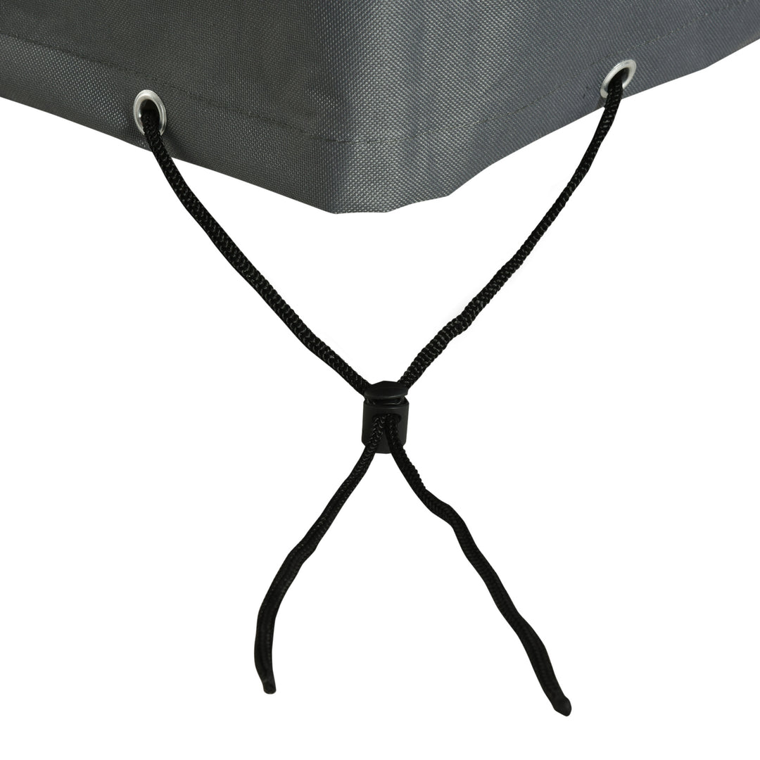 MCL 205x192cm Outdoor Garden Rattan Furniture Protective Cover Water UV Resistant Grey