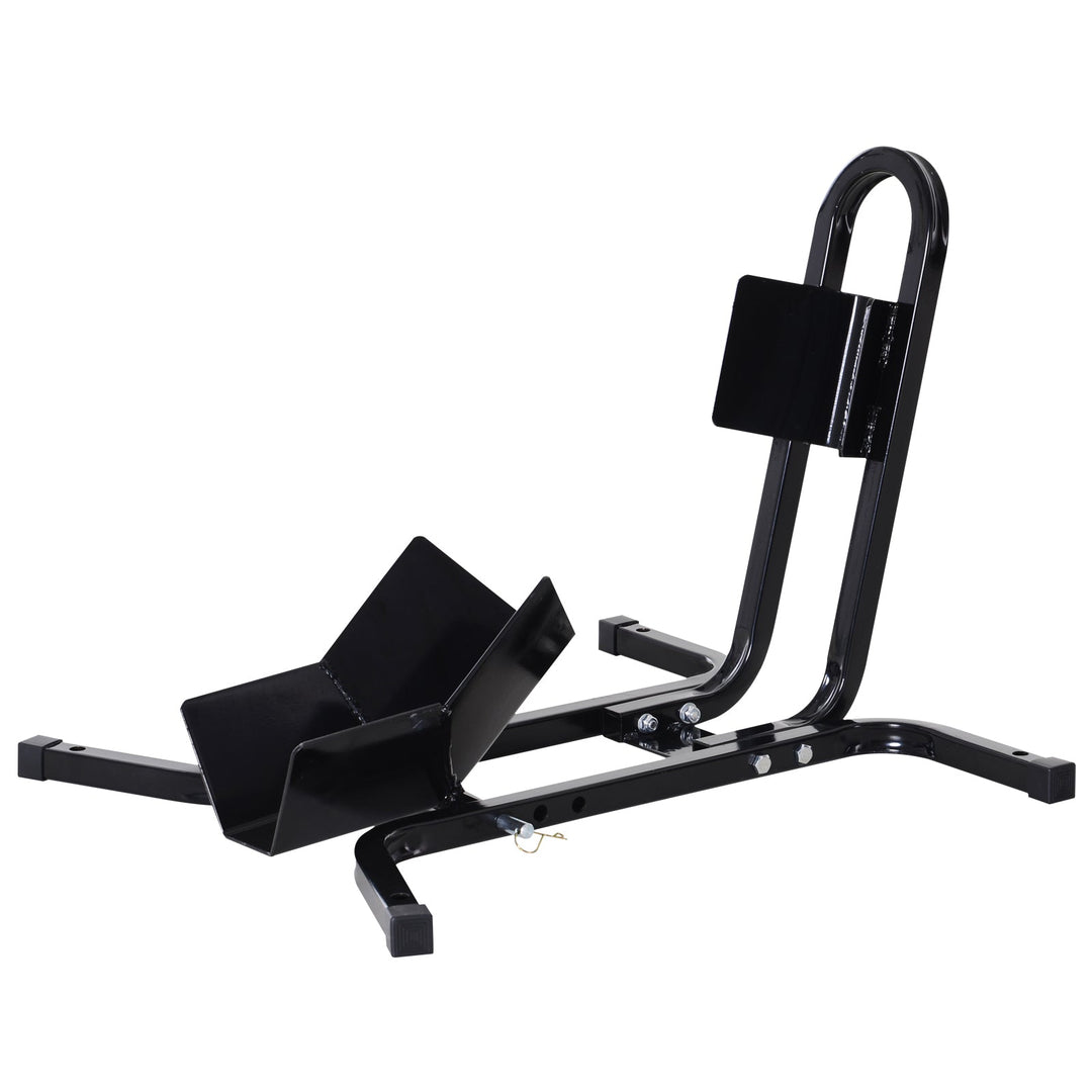 Metal Motorcycle Motorbike Wheel Chock Locking Stand System 17", 19", 21"/43, 48, 51 cm Front Wheels Steel