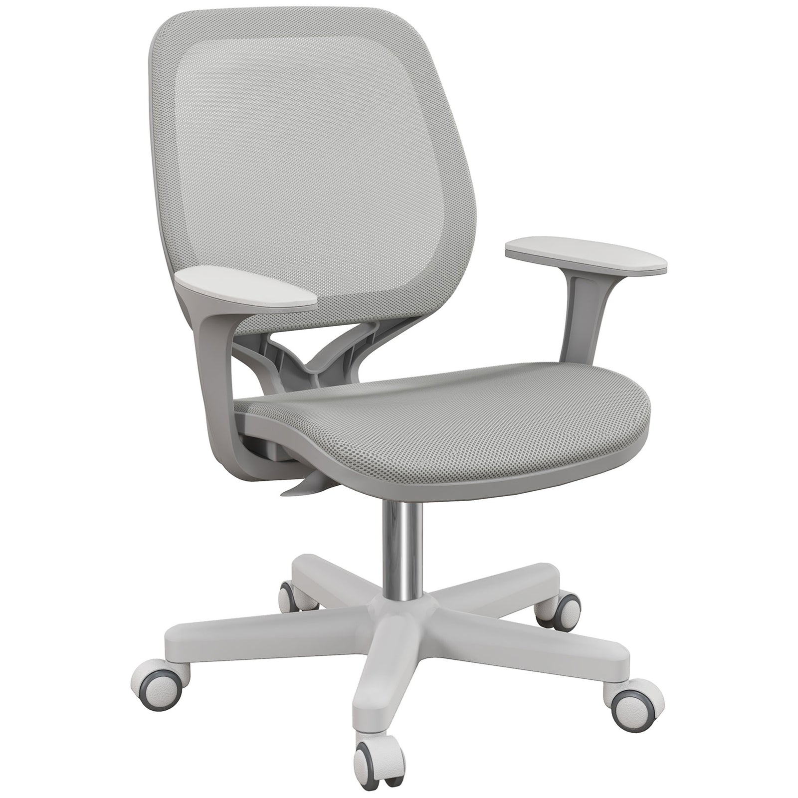 44-56cm Mesh Back Office Chair - Grey