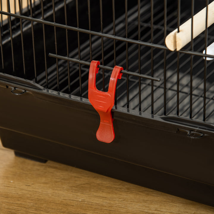 MCL Bird Cage for Budgies, Finches, Canaries w/ Accessories, Toys, Tray