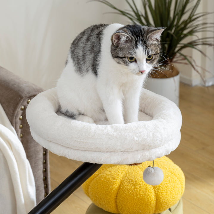 Cat Desk Bed, Cat Hammock 360° Rotatable Adjustable for Window, Table,