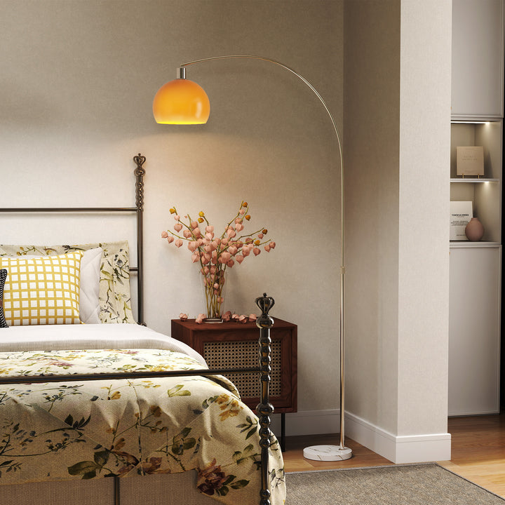 Floor Lamp for Living Room, Modern Standing Lamp with Shade &amp; Foot Switch for Bedroom, Office