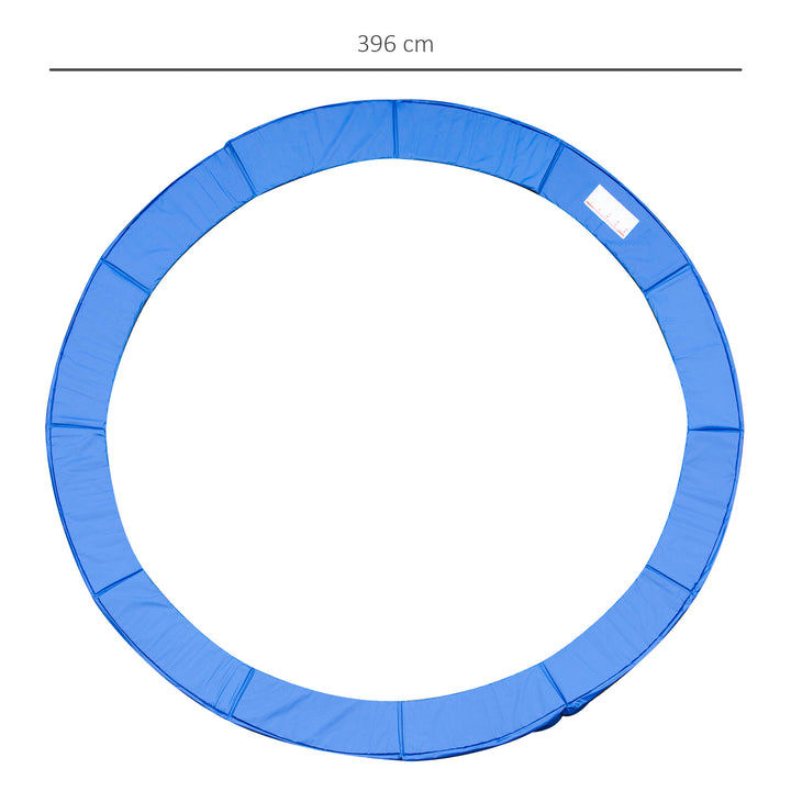 Homcom Safety Trampoline Pad, 13ft Surround Foam Padding, Outdoor Activity Protection, Blue and Green | Aosom UK