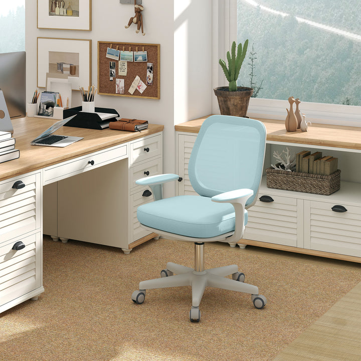 44-56cm Mesh Back Office Chair - Light Green