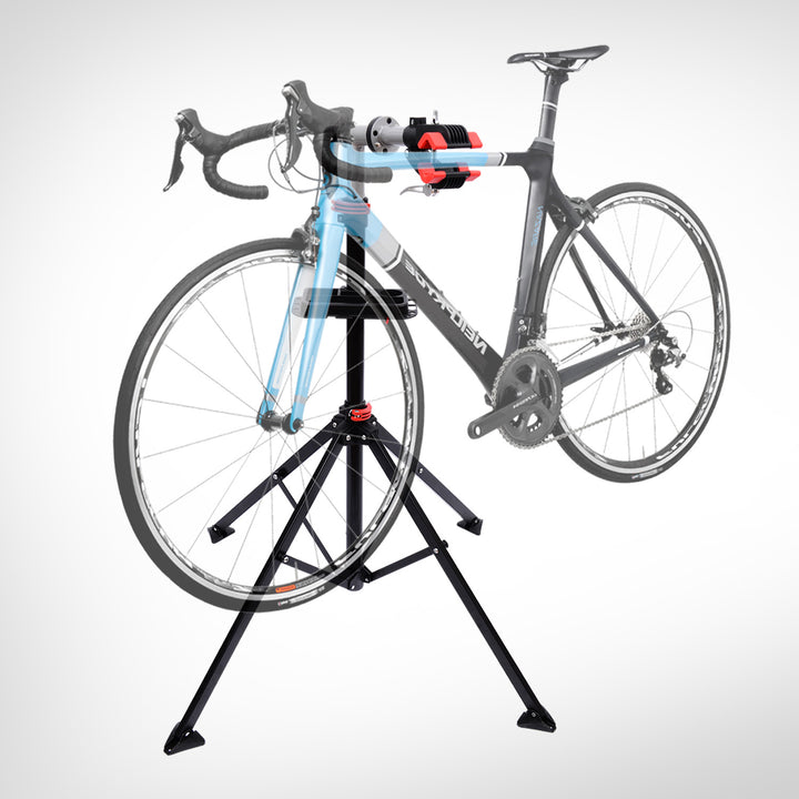 HOMCOM Folding Bike Cycle Bicycle Maintenance Repair Stand Display Rack Tool Adjustable