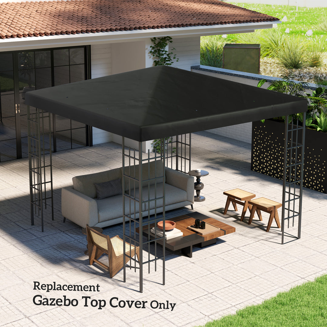 3 x 3(m) Gazebo Frame Replacement - Black